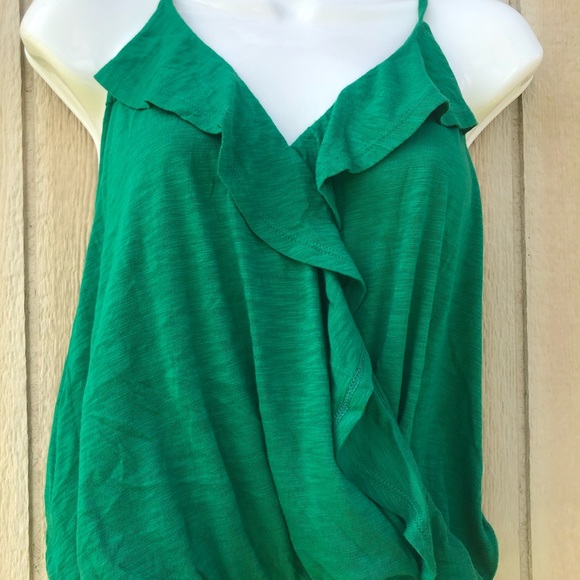 Express Green Tank Top - Picture 1 of 3